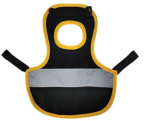 DONGKER Huhn Weste, Wasserdicht Hühnersattel Warnweste für Hennen, Pet Reflective Vest, Einstellbar Henne Kleidung Geflügel Schürze Sattel für Haustiere-Schutzfeder für Huhn Und Ente