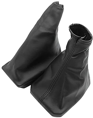 Juwaacoo Schaltmanschette Schaltschutz Leder Schaltbezug mit Handbremse Kofferraum für OPEL CORSA C TIGRA B COMBO C 1