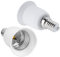 Caldarax E14 a E27 Socket Converter, Adattatore Portalampada da E14 a E27, Adatto per Lampadine E27, Lampadine a LED, Lampadine a Incandescenza, Lampade Alogene, Lampade CFL, 2 Pezzi