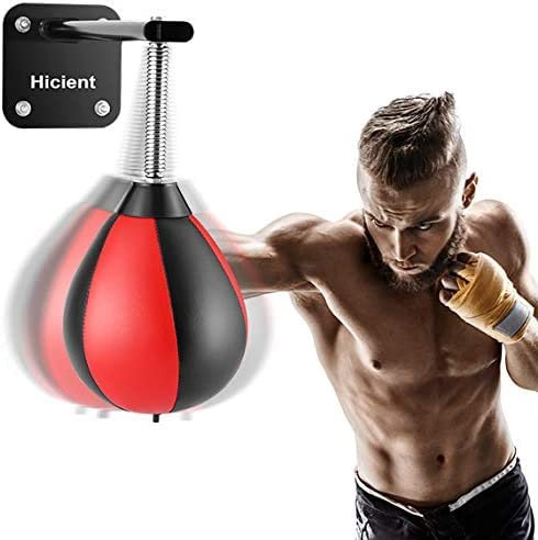 Stressabbau-Boxball – verbessert Reflexe und löst Verspannungen – an der Wand montierter Speedbag ideal für Zuhause, Büro, Fitnessstudio – Boxsack für Erwachsene, garantiert Ergebnisse!