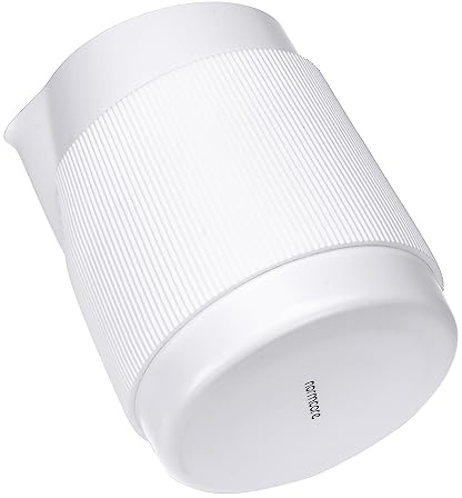 Normcore Pichet à lait sans poignée avec bec rond, pichet vapeur expresso, carafe à mousser le lait en acier inoxydable 18/8, tasse de barista pour café, cappuccino, latte, revêtement antiadhésif,