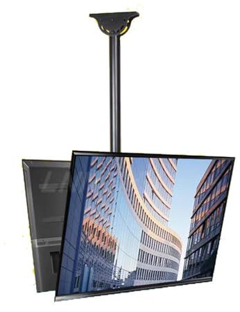 QICBYING Soporte De Montaje para TV De Techo De 2 Lados, Soporte De Montaje para TV con Ajuste De Altura Telescópico, Se Adapta A La Mayoría De Televisores LED 4K De 32-70 Pulgadas