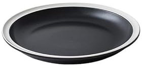 Essteller-Sets für die Küche Schwarzer Keramik-Retro-Steakteller, schlicht, mattiert, for Restaurants, westliche Speisen, Teller, Teller, flacher Teller, Fischteller, Salatteller Keramik-Flachteller-S