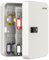 Uniclife Armario para Llaves de 48 Posiciones con Cerradura de combinación reajustable, Caja de Almacenamiento Digital Blanca de Acero, Organizador de Llaves con Etiquetas Coloridas para Llaves,