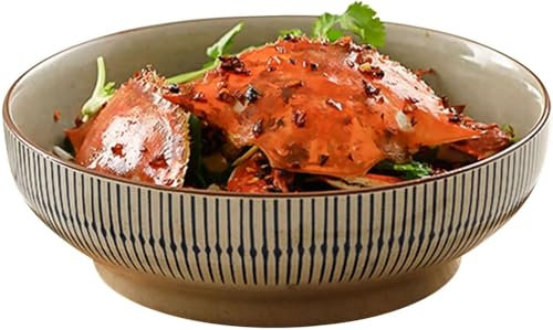 Bowls, Soup Bowls， Ceramic BowlSoup Bowl,Rice Bowl,reakfast Bowl,Ceramic Pasta Salad Bowl Large Serving Bowl 30cm, Extra Large Salad Bowl Ceramic,Large Soup Bowl Large Porcelain, Large Salad Plate Col