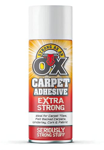 Zopper Carpet Adhesive Spray, 500ml | Glue, Multi-Purpose Craft, Foam Fabric, Can Even Coverage, Quick Drying Time