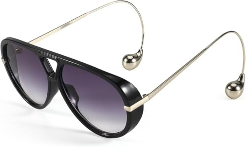 Damen Mode Retro Übergroße Ovale Sonnenbrille Trend Persönlichkeit Avantgarde Sonnenbrille Sonnenbrille Für Strand Urlaub Reise Autofahren