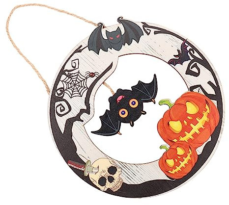Cabilock Decorazioni Per Porte d Ingresso Halloween Cartelli in Da Appendere Decorazioni in Per Halloween