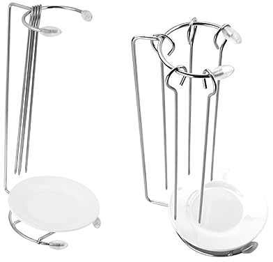TOYANDONA 2sets Rastrelliere Sospese per Barbecue in Grucce per Alimenti Rastrelliere Pratiche per Prolungato