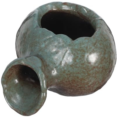 GLEAVI Fuente De Cerámica para Acuarios Decoración De Peceras Escupidera Accesorios para Decoración del Hogar Fuente De Agua para Jardín