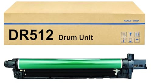 LCL DR512 Tambour Compatible pour Konica Minolta DR 512 DR-512 DR512K A2XN0RD Drum Unit Remplacement pour Konica Minolta Bizhub C224 C224e C284 C284e C364 C364e C454 C454e C554 C554e (1-Pack,Noir)