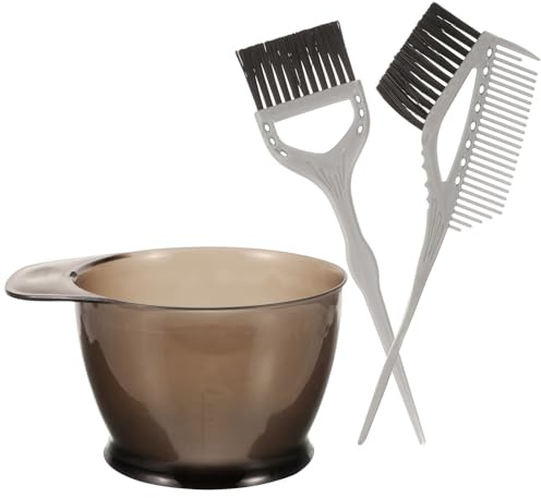 DECHOUS Hair Dye Tool Mixing Bowl and Hair Brush for Dyeing Dye Bowl and Brush Kit for Home