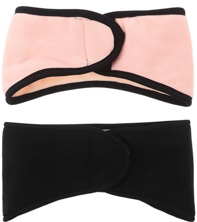 minkissy 2stücke Schlafmaske und Ohrenschützer Verstellbar mit Fleece-wärme Schalldicht für Reisen und Zuhause Bequemer Sitz für Seitenschläfer und Mittagspausen