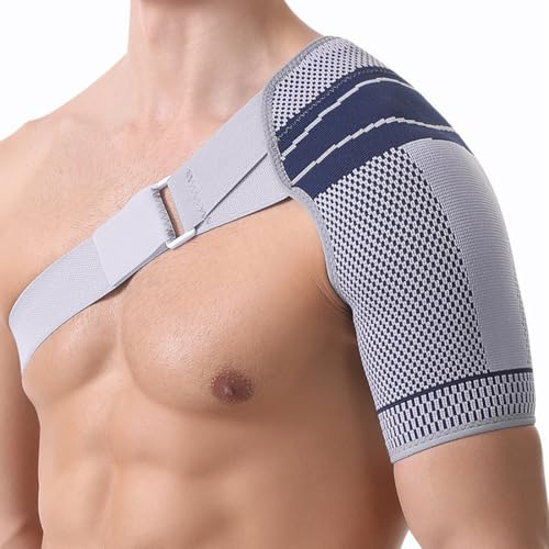 THQAE 1 Pcs epauliere tendinite epaule, epauliere, attelle epaule droite femme, Bandage d'épaule pour femmem, Bandage d'épaule pour homme, Convient pour l'épaule gauche ou droite