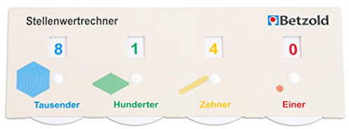 Betzold - Stellenwert-Rechner - Mathematik Grundschule Rechenhilfe Lernmaterial