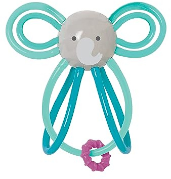 Manhattan Toy Winkel Elephant Rattle and Sensory Beißring