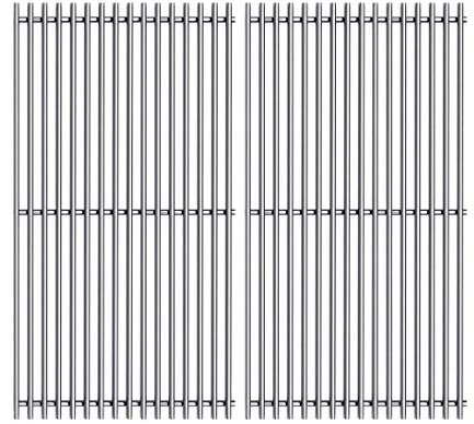 Htanch SE2932 (2er-Pack) Edelstahl Grillroste für Centro G40304 G40305,G40200,Charbroil 463253905, 463254405, 463261306, 415.16537900, 463240808080 4, 4633 240904, 463241704, Kenmore Gasgrill