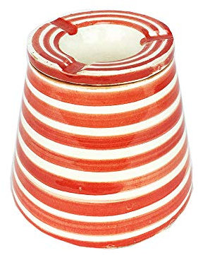 ARTIGIANATO VULCANO Posacenere portacenere Marocchino mangiafumo e Antivento Decorato a Mano