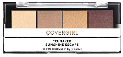 Covergirl truNAKED Quad Eyeshadow Palette, Sunshine Escape, 0.06 Ounce (Pack of 1)