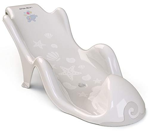 BABYLON Aqua Grand Baby Badewannensitz, ab 0-6 Monate, Antirutsch, Grau