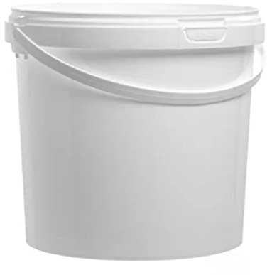 5 x 5L, Ltr, Litre Plastic Buckets with Lids
