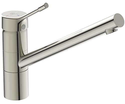 Ideal Standard BC295GN Ceralook Waschtischarmatur mit hohem Auslauf - Edelstahl