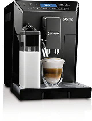 De'Longhi Eletta Fully Automatic Espresso Machine (Refurbished), 1300 milliliters, Black