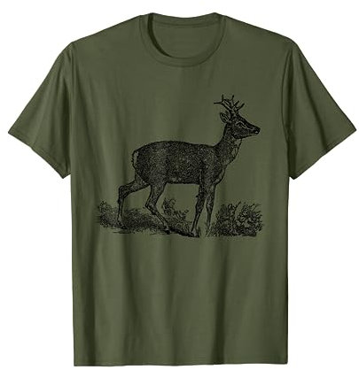 Rehbock im Wald Jäger Jagd T-Shirt