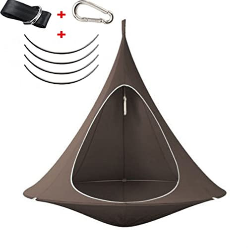 Hamac extérieur Portable moustiquaire Tente intérieure Arbre Chaise Suspendue Enfants et Adultes intérieur extérieur hamac Tente Meubles de Patio Camping Chaise Suspendue balançoire de Camping (C