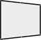 Pantalla de Cortina de Proyector Blanca Plegable Portátil Que No Se Arruga 4:3 con Orificios para Colgar, Adecuada para Películas de Camping Al Aire Libre, Proyección (84 Pulgadas)
