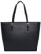 kiss me Women's Handbag Tote, 16.3 Inch Laptop Bag, Soft PU Leather Ladies Shoulder Bag, Computer Tote for School, Work, Travel (Black B)