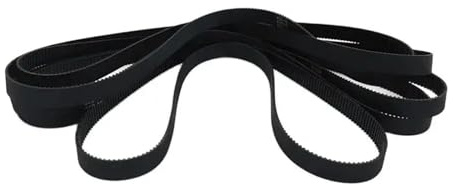 WKAIYUAN Zahnriemen aus Gummi mit Bogenzahnung, Länge 600–3600 mm, Breite 10 mm, Teilung 2 mm, GT2-Zahnriemen aus Gummi mit geschlossenem Kreislauf(2000MM)