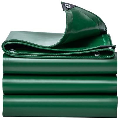 Cubiertas para piscinas elevadas, cubierta de piscina duradera, impermeable, protector solar, tela para cubrir piscinas, adecuada para piscinas al aire libre(green,4 * 5m)