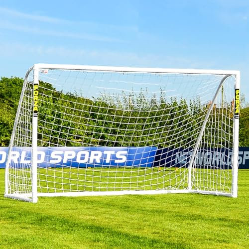 Forza-Fußballtore für den Garten [9 Größen] | Extrem langlebige, wetterfeste uPVC-Fußballtore für Kinder und Erwachsene (Match Fussballtor, 2,4m x 1,8m)