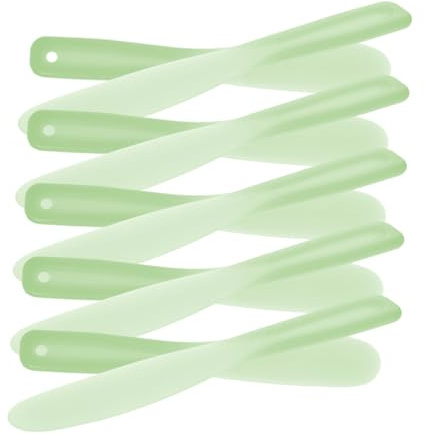 VALICLUD 20 Stück Silikon Make Up Spatel Groß Kosmetikmischer Langlebig Hygienisch für Foundation Creme Rühren Beauty Studio Zubehör