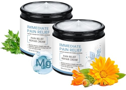 2pcs Ourlyard Magnesium Pain Relief Cream - Magnesium Cream - Professional Joint & Bone Magnesiums Crea_m for Pain for All Skin Types - Natural Joint Relief Ccream Effective Relief