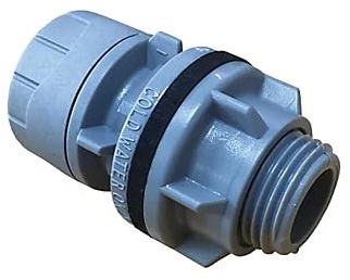 Plastic Push-FIT Tank Connector 15MM, Suitable for Drinking Water, Suitable for Water Systems, Suitable for Hard & Soft Water Areas, 1 in Pack