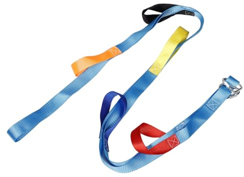 CORHAD Multifunktionale Kletterseilleiter Kinder Weich 2m 6 Stufen Outdoor Strickleiter Zum Klettern Motorikförderndes Spielgerät Für Draußen