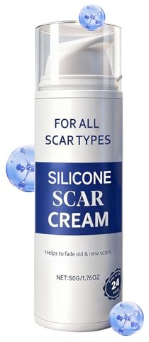 Crème Anti-Cicatrices - 50g Onglet Éclaircissant Nourrissant - Crème Hydratante Réparation des Cicatrices - pour Marques Corporelles Taches Solaires Vergetures Post-Grossesse