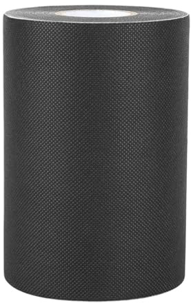 SHENJMAI Cinta Adhesiva para césped Artificial Cinta de unión for césped Artificial, for Exteriores, jardín, sintético Verde, Alfombra, Cinta for(Black Single Sided,100mmx10m)