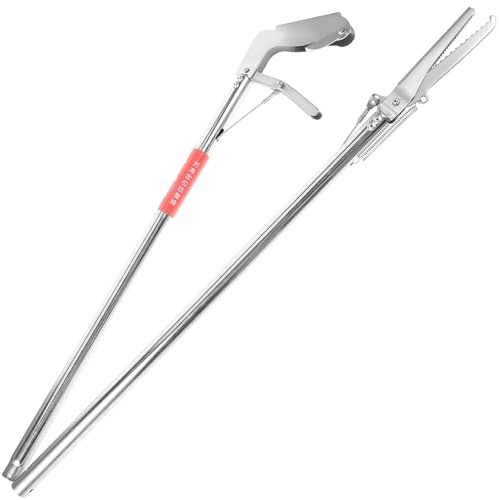 DIYEAH Pinza per Rettili in Metallo Inossidabile Clip Pieghevole per Catturare Serpenti Strumento Pratico per Impiego Esterno