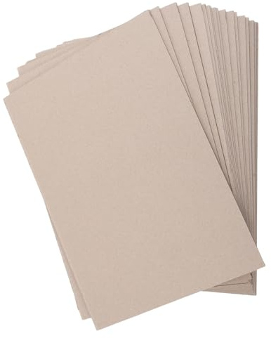 MAGICLULU 20pcs A4 2.5mm Grey Chipboard Sheets Heavy Duty Book Binding Cover Craft Paper Cardstock for Scrapbooking Handmade Albums and Bookbinding Supplies