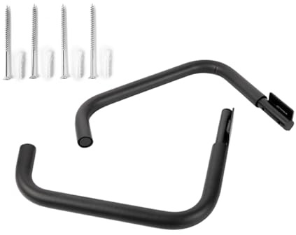 Kajakständer – platzsparende Stahlhalterung mit Schrauben, robustes Aufbewahrungsregal, Wand-Organizer, für den Innenbereich, Zuhause, Wohnzimmer, Wohnheim, Garage, Sport, Ski, Paddleboard, Surfbrett