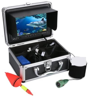 Undervattenskamera, 1000 TVL. Fish Finder Hd Hårddiskinspelare | 7-tums TFT. Färgmonitor med solskydd
