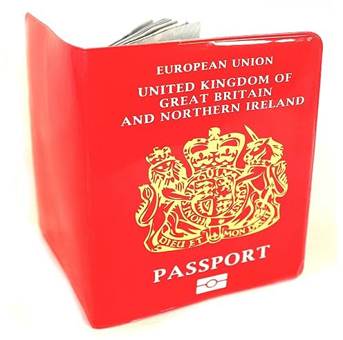 Reisepasshülle für Herren und Damen, für Reisen, Urlaub und Gepäckanhänger, UK Passport Pink, Universal, Zeitgenössisch