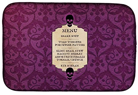 Caroline's Treasures SB3005DDM Gullash Menu con schermo per occhi e minestra di serpente, tappetino per asciugare i piatti, 14 x 21