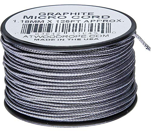 Atwood Rope MFG Micro Cord 125ft Graphite