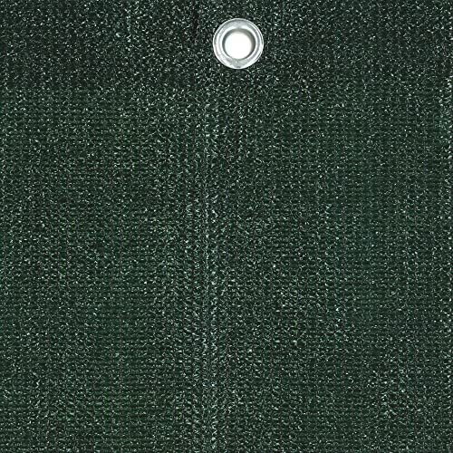 TENAX Aloha 1,50x5 m Verde, Rete Tessuta Schermante Frangivista con Occhielli, Schermatura per Balconi, Recinzioni e Giardini