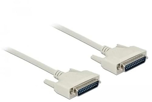 Delock Serielles Kabel D-Sub 25 Stecker zu Stecker 10 m