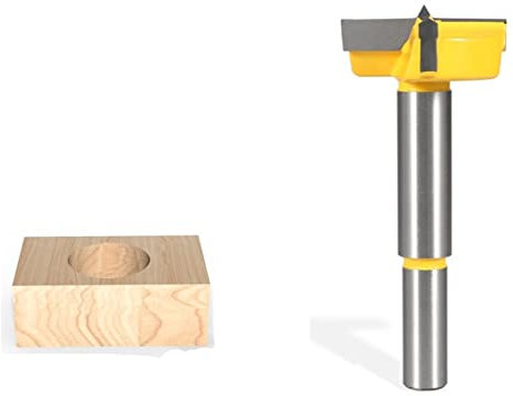 KEEBI 1 pièces Foret Forstner, 14mm-45mm mèches d'alésage à charnière 2 Lames Deux Fraises Fraise à Bois (Size : 34mm)